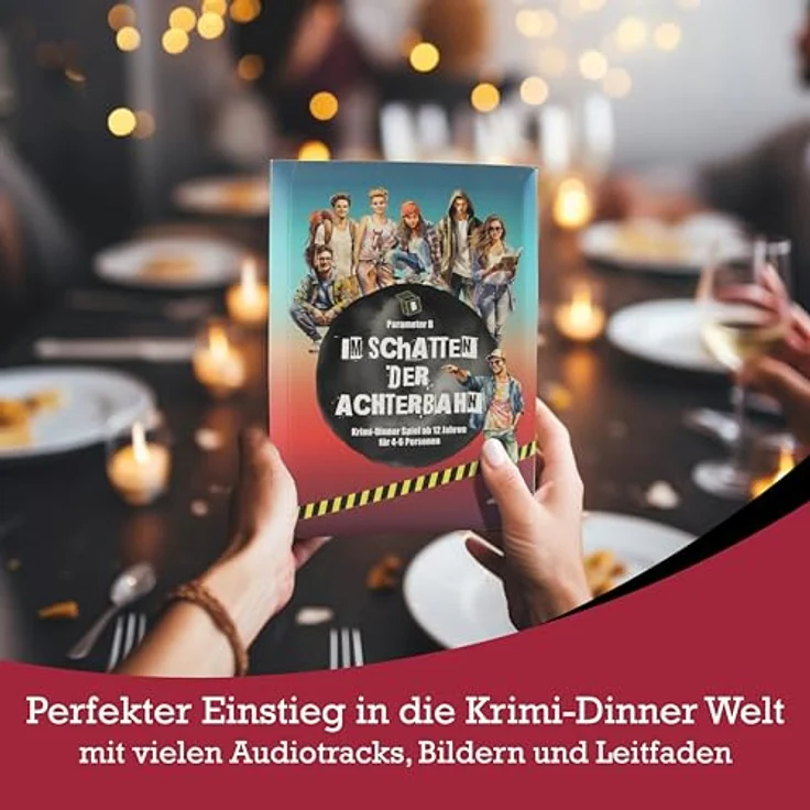 Parameter B Im Schatten der Achterbahn, Krimidinner für 4-6 Personen ab 12 Jahren, mit realistischen Beweisen für Familien und Einsteiger – Bild 4
