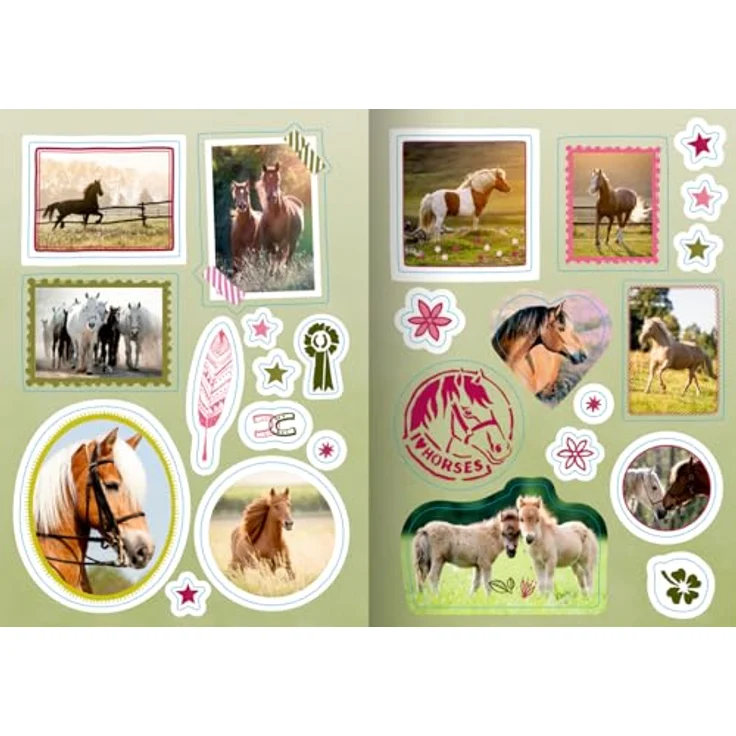 COPPENRATH DIE SPIEGELBURG Sticker Sticker - Pferdefreunde, mit traumhaften Stickern in wunderschönen Fotos, 16 Seiten, Format: 11,4 x 16 cm – Bild 4