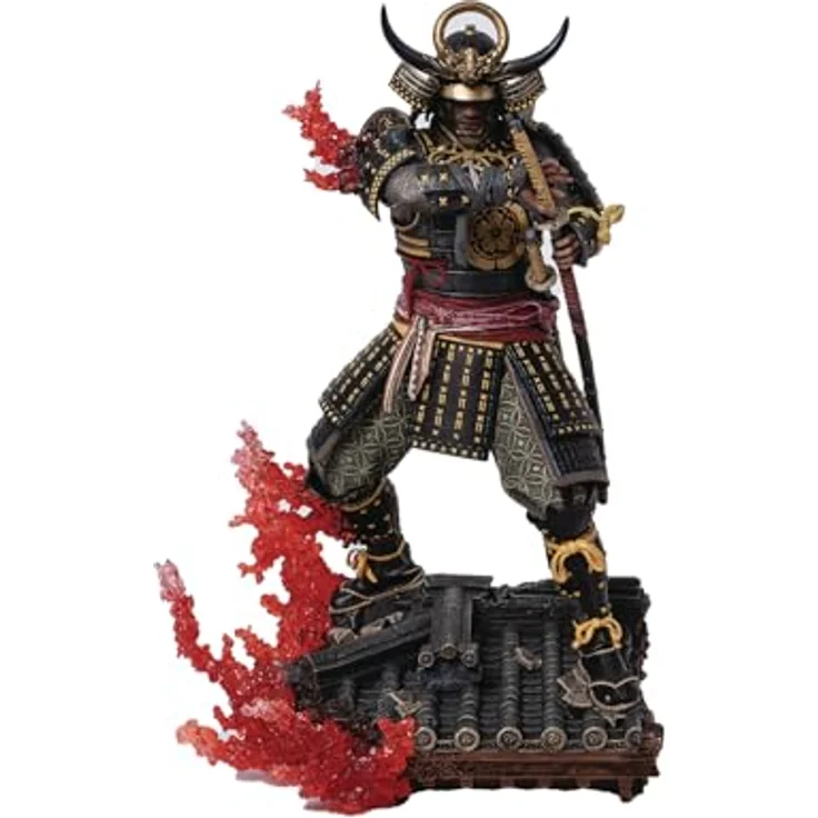 Purearts Assassin's Creed Shadows - Animus Yasuke 1/8 Scale Statue, detailreiche PVC Figur, ca. 28 cm, in bedruckter Box – Bild 1