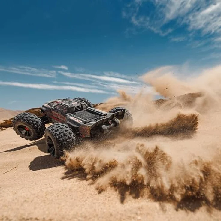 Arrma RC-Monstertruck Kraton 4X4 8S BLX Brushless RTR, Ferngesteuertes Auto, 1:5, mit EXtreme Bash Teilen, Farbe: EXB-Design - Preisvergleich – Bild 6