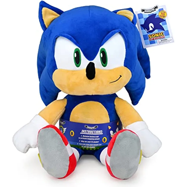Rubie's KR17136 Sonic The Hedgehog Kidrobot Umarme Mich Vibrierender Plüsch, One Size