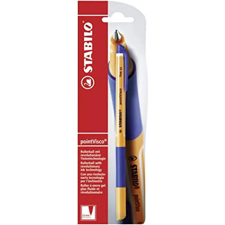 Tintenroller - STABILO pointVisco - Einzelstift - blau