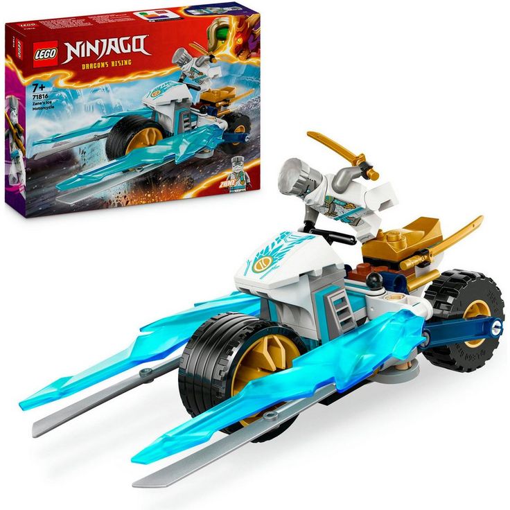 LEGO® Konstruktionsspielsteine Zanes Eismotorrad (71816), LEGO Ninjago, (84 St), Made in Europe