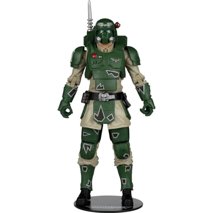 McFarlane Warhammer 40,000 Action Figure Kasrkin (Astra Militarum), 18 cm, mit Plasmagewehr und Display-Basis – Bild 4