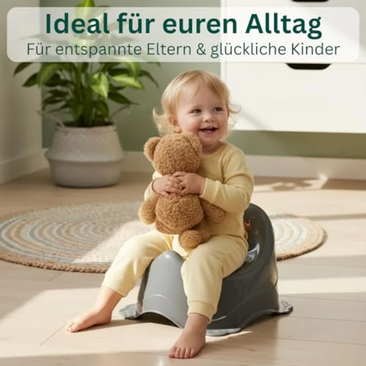 DOCARI Kinder Töpfchen Einhorn pink, ergonomische Toilettentrainer für Kleinkinder, leicht & tragbar, bis 30 kg, ideal für Töpfchentraining ab 1 Jahr – Bild 4