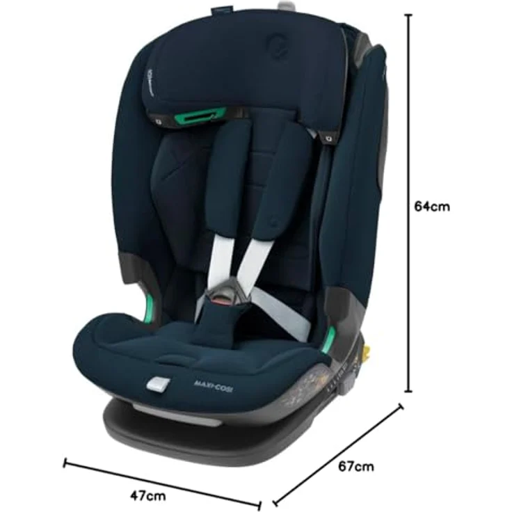 Maxi-Cosi Titan Pro2, Kindersitz i-Size mit G-Cell 2.0 Seitenaufprallschutz, atmungsaktives Material, grau – Bild 7