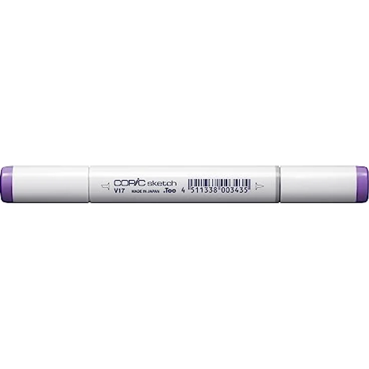 Copic COPIC Sketch Marker Typ V - 17, Amethyst, professioneller Pinselmarker mit Super-Brush-Spitze und Medium-Broad-Spitze, schnelltrocknend und wischfest – Bild 1