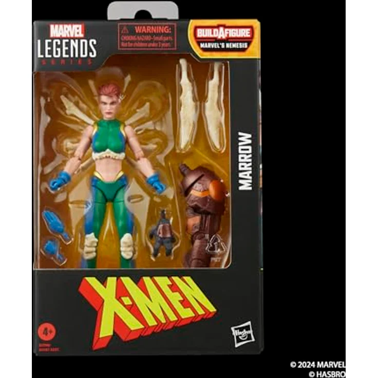 Marvel Legends Series Marrow Action-Figur, 15 cm Premium-Figur mit 4 Accessoires und Build-A-Figure Elementen, inspiriert von den X-Men Comics – Bild 2