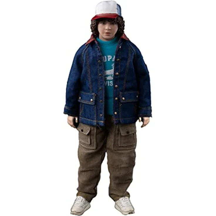 ThreeZero 1:6 Dustin Henderson, lizenziertes Sammlerstück aus Stranger Things, Mehrfarbig