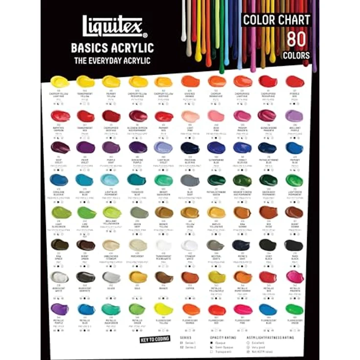 Liquitex Basics Acrylfarbe Bronzegelb, 118ml Tube, lichtecht, mittlere Viskosität, seidenglänzend, monopigmentiert, Archivqualität – Bild 8