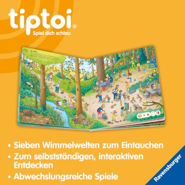 Ravensburger tiptoi® Mein Wimmelbuch, Lernbuch für Kinder ab 3 Jahren mit Sound – Bild 5