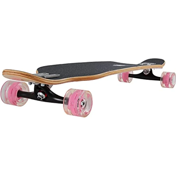 FunTomia Flex1 bis 122kg - Camber Longboard, pink Flower - Ahornholz – Bild 4