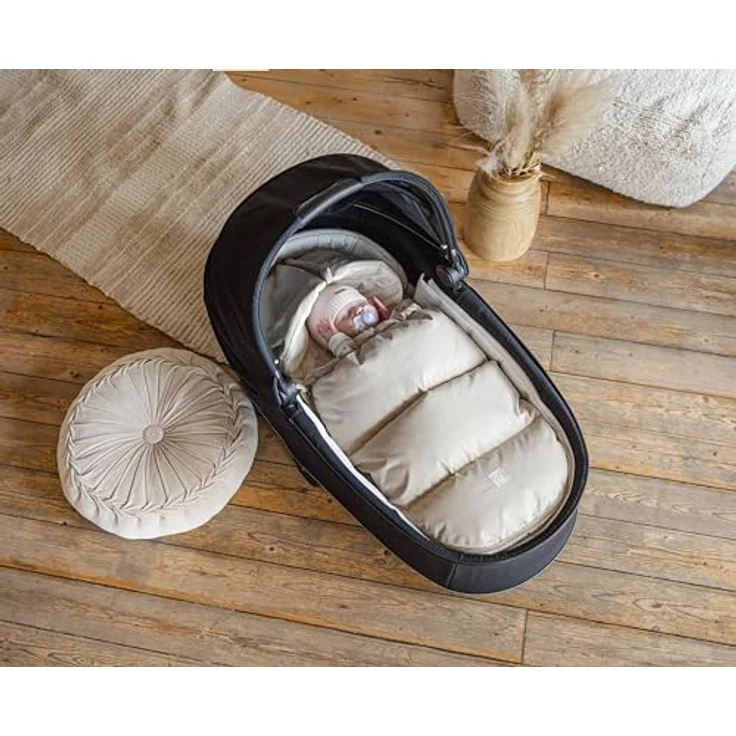 Kaiser 65360 LITTLE DOWWNY, Daunen Babyschalen Fußsack (sand) – Bild 1