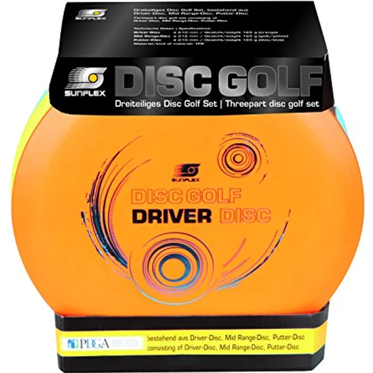 sunflex® Disc Golf Wurfscheiben 3er-Set – Bild 2