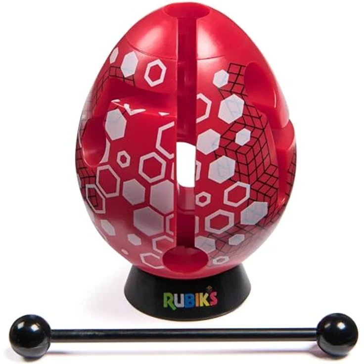 AMIGO Spiel + Freizeit GmbH RBK Rubiks Smart Egg 12, Geduldsspiel im Labyrinth für Einsteiger, inkl. Ständer, sortierte Farben – Bild 2