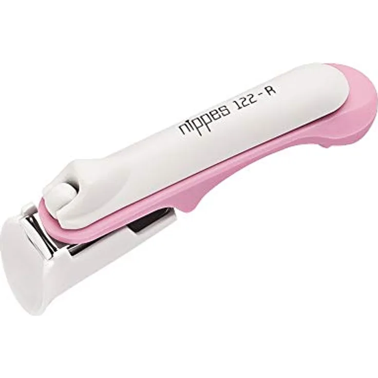 nippes Baby Nagelknipser | Rosa | 8 cm Lang | Nagelknipser Baby | Mit abgerundeter Schnittfläche für die einfache Nagelpflege fürs Baby & Neugeborene