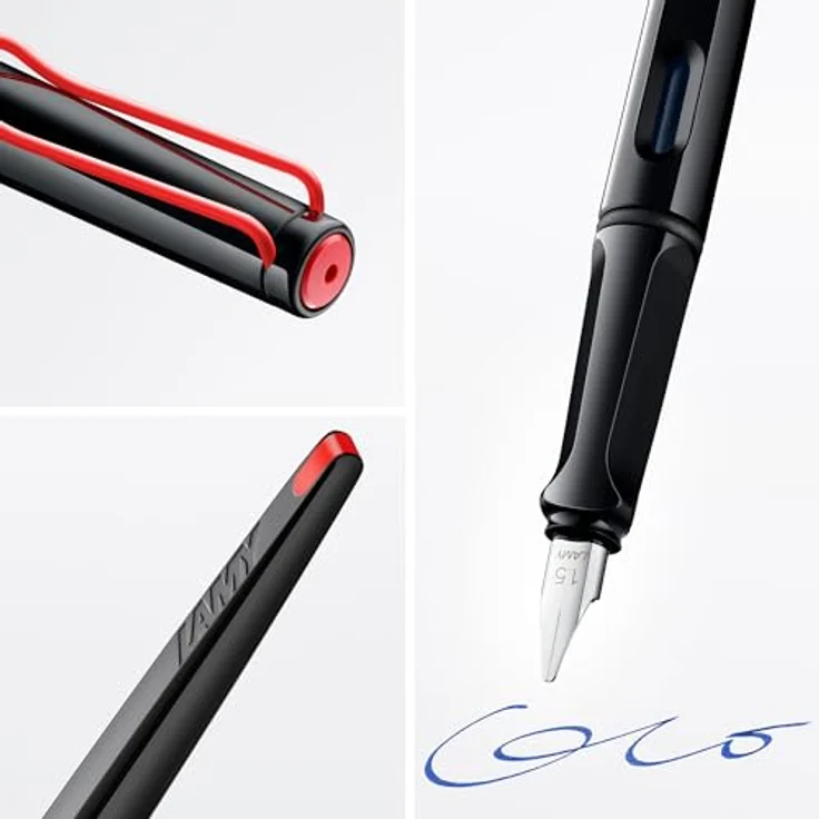 LAMY Füllfederhalter joy black [015], Schönschreibset mit drei Kalligraphiefedern – Bild 3