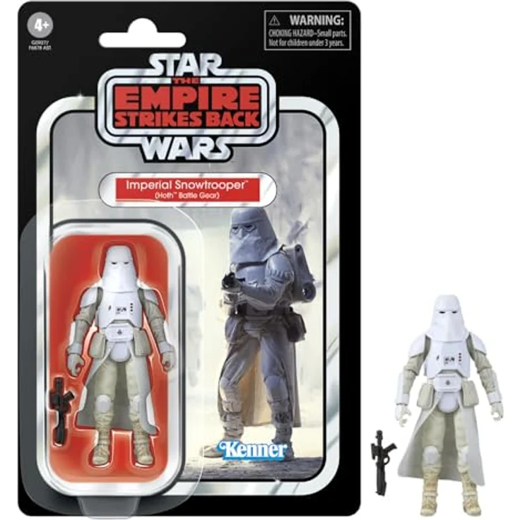 Star Wars The Vintage Collection Imperialer Schneetruppler (Hoth Ausrüstung), Action-Figur 9,5 cm mit Blaster und Kenner-Verpackung – Bild 1