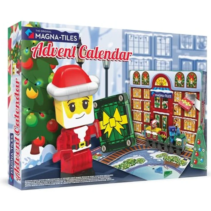 Magna-Tiles Advent Calendar mit microMAGS (90363) – Kreatives Spielzeug zur Förderung von STEM-Fähigkeiten, 24 magnetische Bausteine – Bild 2
