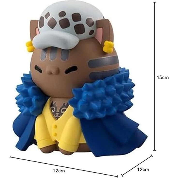 Megahouse One Piece Trafalgar Law, Nyanto! Sammelfigur, ca. 10 cm hoch, offiziell lizenziert – Bild 5