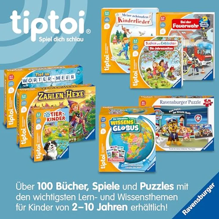Ravensburger tiptoi® Die flinken Sprach-Hörnchen, Lernspiel mit Reimen und Wortspielen, Made in Europe, FSC®-zertifiziert – Bild 7