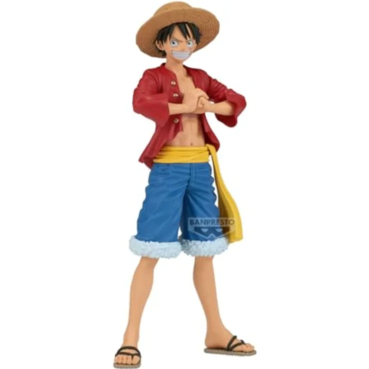 Banpresto BP29386P Monkey D. Luffy Actionfigur, 19 cm, PVC, mehrfarbig, für Anime-Fans, mit Basisständer – Bild 1