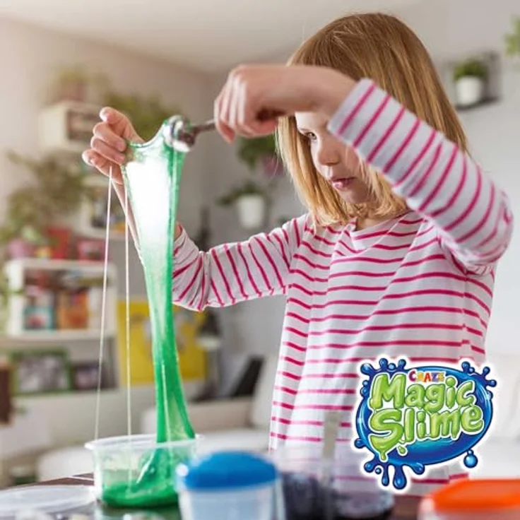 CRAze Magic Slime FOILBAG, Bunter Experimentierschleim für Kinder, 75 ml Beutel, 6 Farbvariationen – Bild 2
