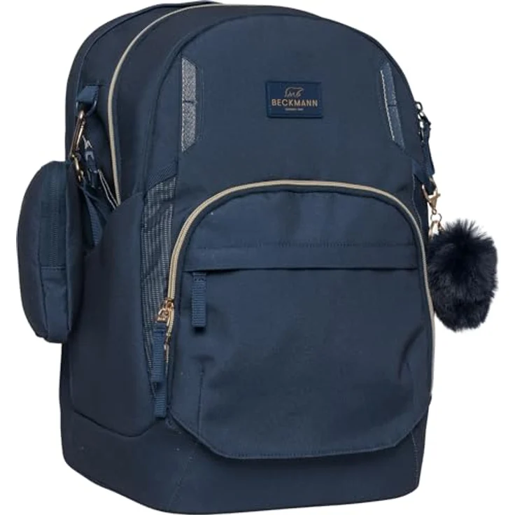 Beckmann Norway Schulrucksack Sport Air, ergonomischer Rucksack mit 30 Liter Volumen, grün, wasserabweisendes Material aus recycelten PET-Flaschen – Bild 2