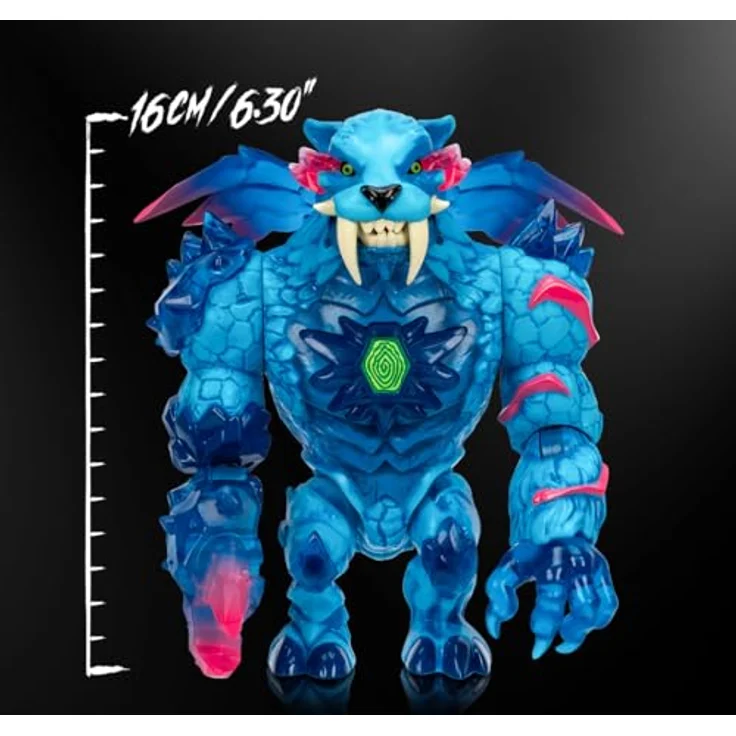 MrBeast Lab Apex Beast Panther Sammelfigur, 15,8 cm, Premium-Verpackung, 13 Gelenkpunkte, 2er Pack, gold – Bild 2