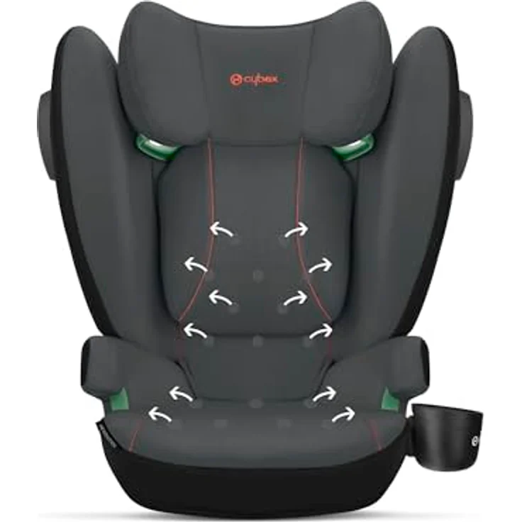 Cybex Solution B4 I-Fix, Kindersitz für 3-12 Jahre, Seitenaufprallschutz, UN R129/03, Steel Grey – Bild 10