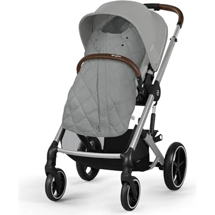 Cybex Gold Fußsack Snøgga 2, Für Kinderwagen, Für Kinder von 6 Monaten bis 3 Jahren, TOG 4, Warme Füllung, Stone Grey – Bild 5