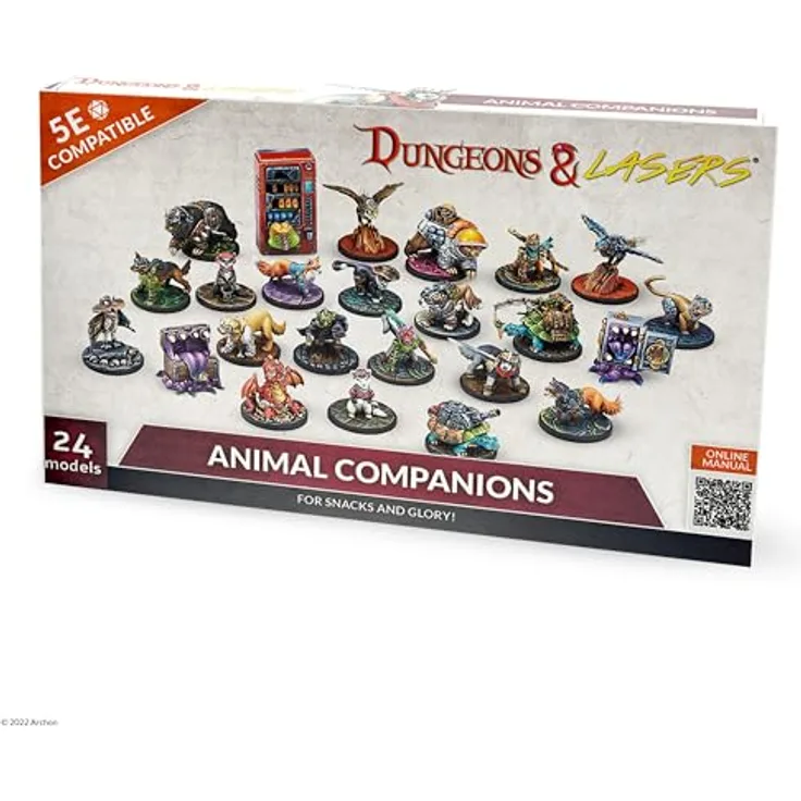Archon Studio 67818 Animal Companions Zubehör, Mehrfarbig, Medium für Dungeons & Lasers