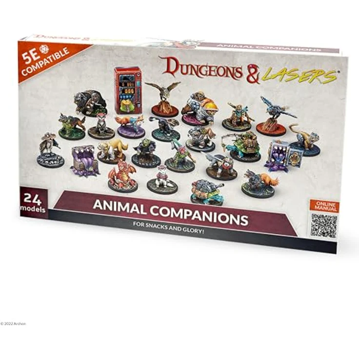 Archon Studio 67818 Animal Companions Zubehör, Mehrfarbig, Medium für Dungeons & Lasers – Bild 1