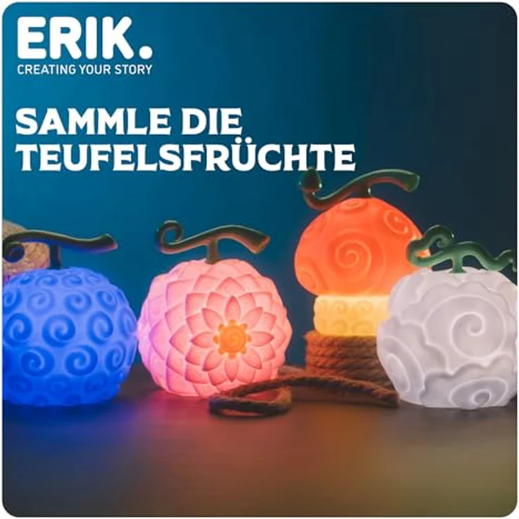 Grupo Erik One Piece Netflix Lampe Blumen-Blumen-Frucht, 17 cm, LED-Lichtmodus, USB-Typ-C-Betrieb – Bild 5