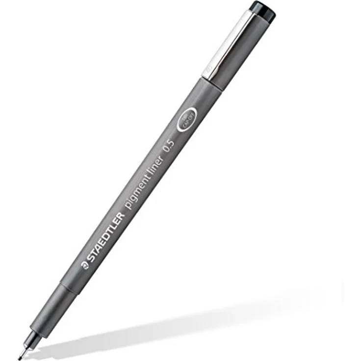 STAEDTLER schwarze pigment liner in unterschiedlichen Linienbreiten, dokumentenechte Pigmenttinte, lange Metallspitze, lange Lebensdauer, 4 Liner in 4 Linienbreiten in stabiler STAEDTLER-Box, 308 WP4 – Bild 3