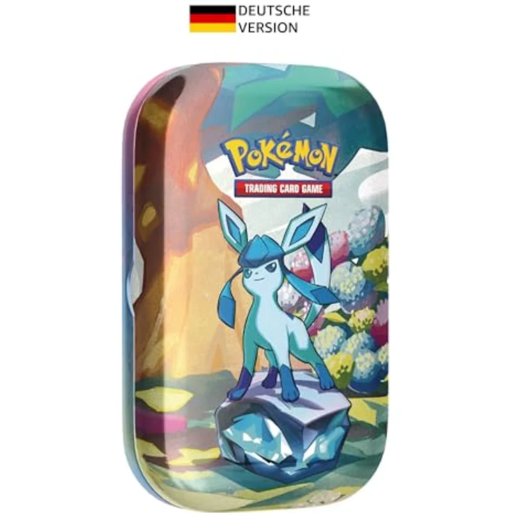 Pokémon Mini-Tin-Box Karmesin & Purpur – Prismatische Entwicklungen: Glaziola, (2 Boosterpacks & 1 Münze) – Bild 1