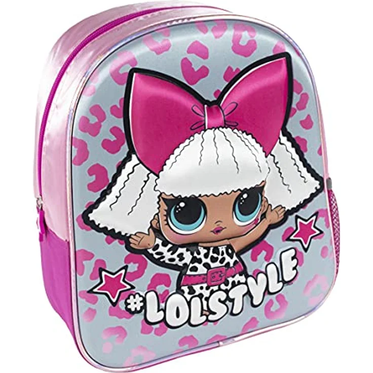 CERDÁ LIFE'S LITTLE MOMENTS LOL 3D Mädchen Schulrucksack, Blau, Kinder-Offizielle MGA Lizenz, Einheitsgröße – Bild 1