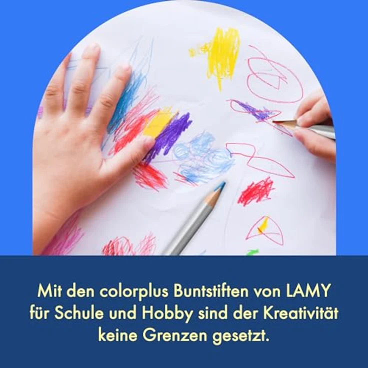 Lamy colorplus black Faltschachtel mit 12 Farbstiften - ergonomische Dreieckform - Dicke Mine Ø 3,3 mm – Bild 3
