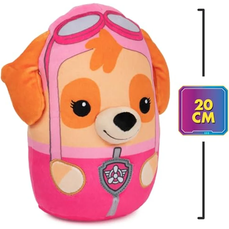 PAW PATROL GUND Trend Squishy Skye, 20 cm - hochwertiges Plüschtier zum Spielen und als Kissen verwendbar, im Original-Look der TV-Serie, empfohlen ab 1 Jahr – Bild 2