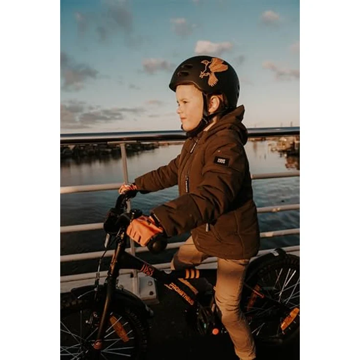PROMETHEUS BICYCLES Kinderfahrrad 14 Zoll ab 4 Jahren - Kinder Fahrrad Mädchen Jungen Fahrrad Kinder mit Stützräder Rücktrittbremse in Schwarz Matt Orange

(Das ist der fertige Titel, der allen oben genannten Kriterien entspricht.) – Bild 2