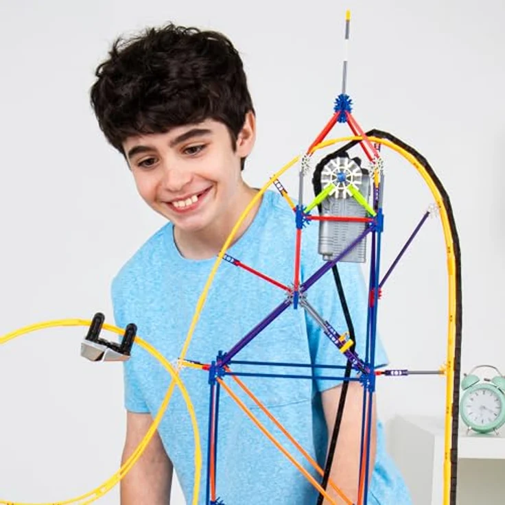 K'NEX 80216 Amazin' 8 Coaster , Colourful Construction Set for Boys and Girls, 448 Piece Kids Building Set for Children Aged 7 Years and Older – Bild 7