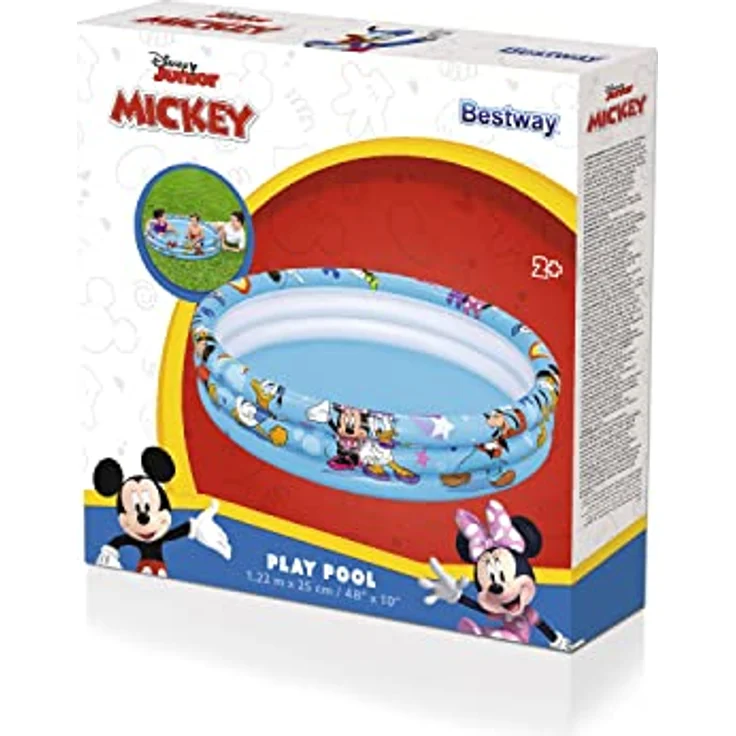 Bestway Disney Junior Planschbecken Mickey & Friends Ø 122 x 25 cm, rund – Bild 3