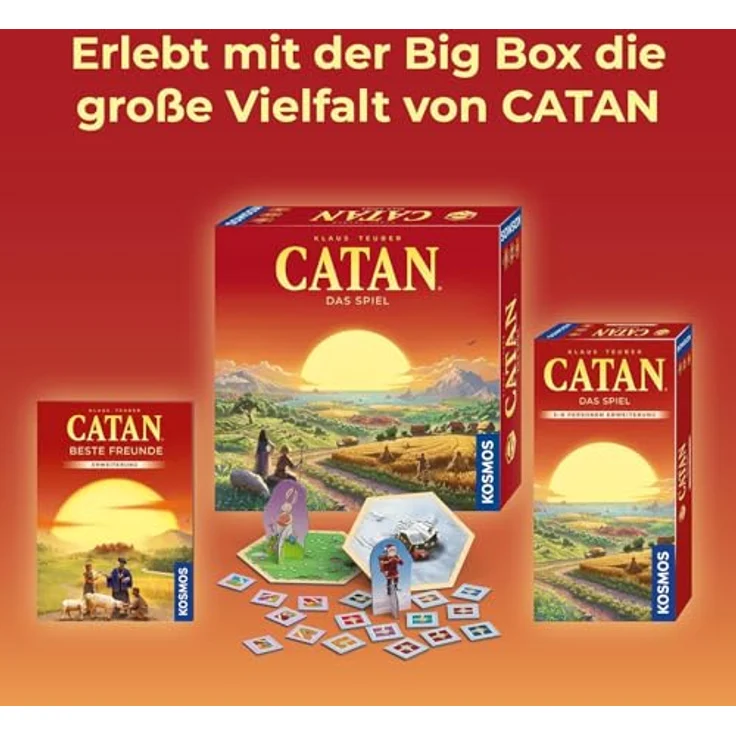 Kosmos Catan Big Box 2025, Brettspiel für bis zu 6 Spieler, inkl. 5 Szenarien, Deutsch – Bild 6