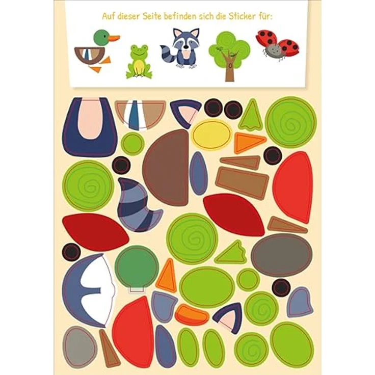 Tessloff Verlag Sticker Schritt für Schritt - Stickern - Natur, Sticker Set für Kinder ab 4 Jahren – Bild 4