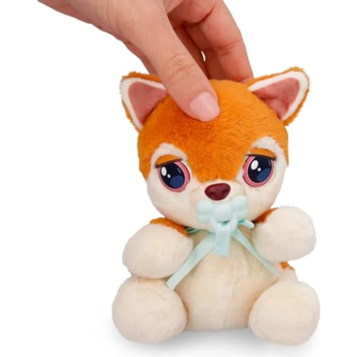 BABY PAWS Mini Paws Baby Shiba Inu, Interaktiver Babyhund zum Herumtragen und Kuscheln, der Laute von Sich gibt - inkl. eines Tragebeutels, Empfohlen für Kinder ab 3 Jahren – Bild 4