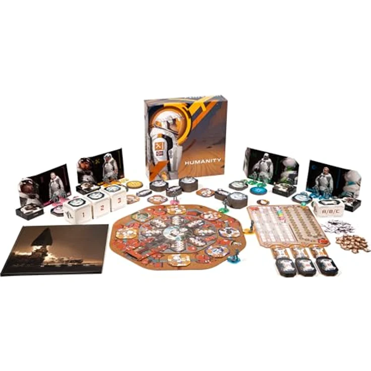 MM SPIELE Humanity, Strategiespiel zur Erforschung des Saturnmonds Titan, Modulbau- und Forschungsspiel für 2-4 Spieler ab 14 Jahren – Bild 3