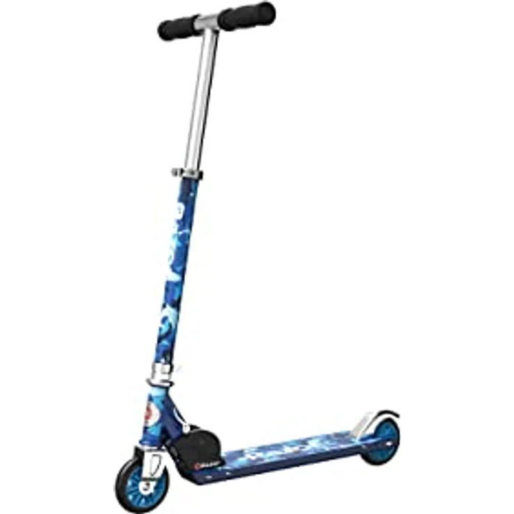 Razor A Kick Scooter, Blau, Shark Camo Sonderedition - Leichtes Design, höhenverstellbarer Lenker, Hinterradbremse – Bild 2