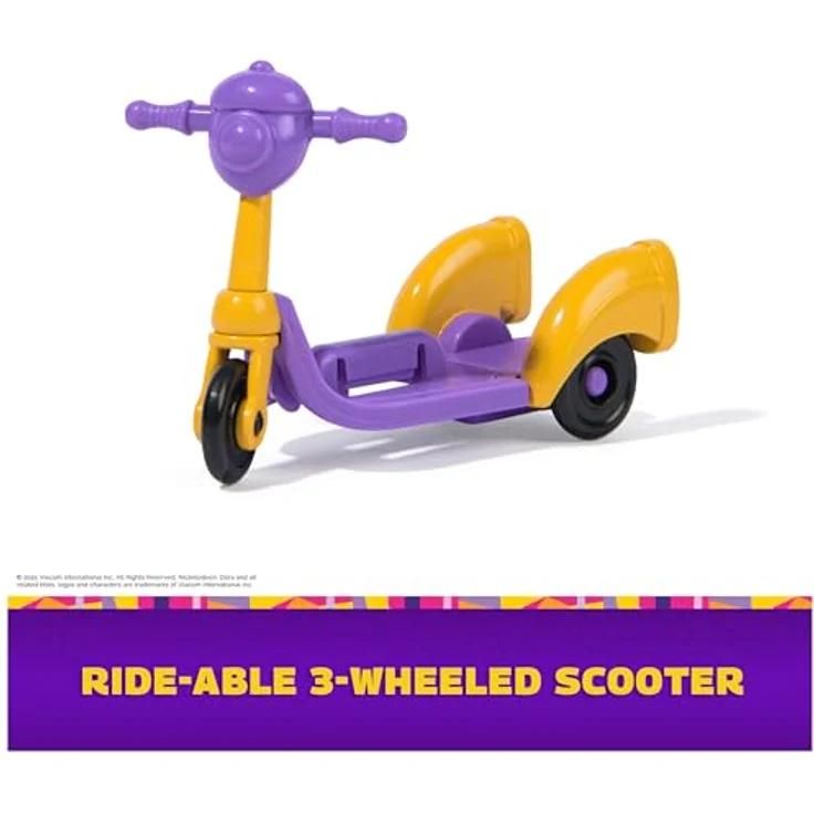 DORA Abenteuer Pack mit Eichhörnchen Tico, Mini-Spielset mit 2 Figuren (ca. 9 cm) und Roller für fantasievolles Spielen, für Kinder ab 3 Jahren – Bild 5