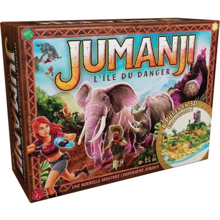 Spin Master Games Jumanji Stampede Game EFR, interaktives Brettspiel für die ganze Familie – Bild 1