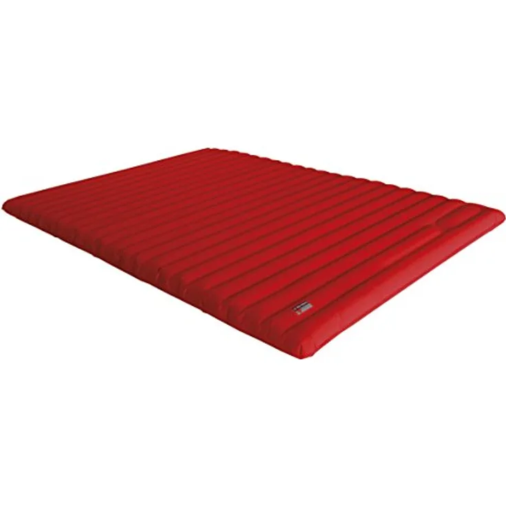 High Peak Matte Dallas Twin, aufblasbare Doppel-Luftmatratze, integrierte Fußumpe, Isomatte, für Camping, Festival, Strand, inkl. Packsack, kompakt, 194x138cm, 10cm dick, 3400g